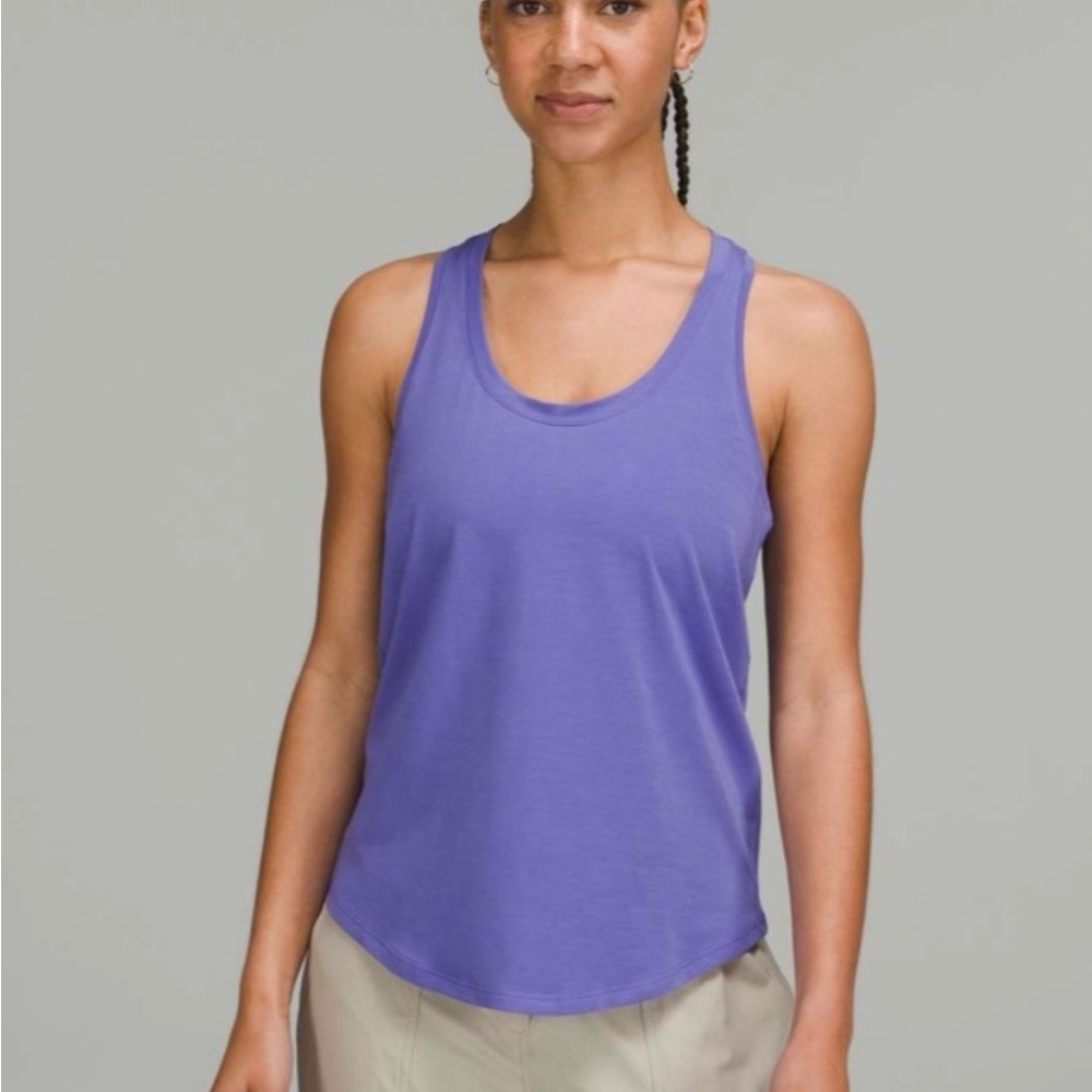 Lululemon Athletica love Purple Sleeveless Tank Top 6 EUC